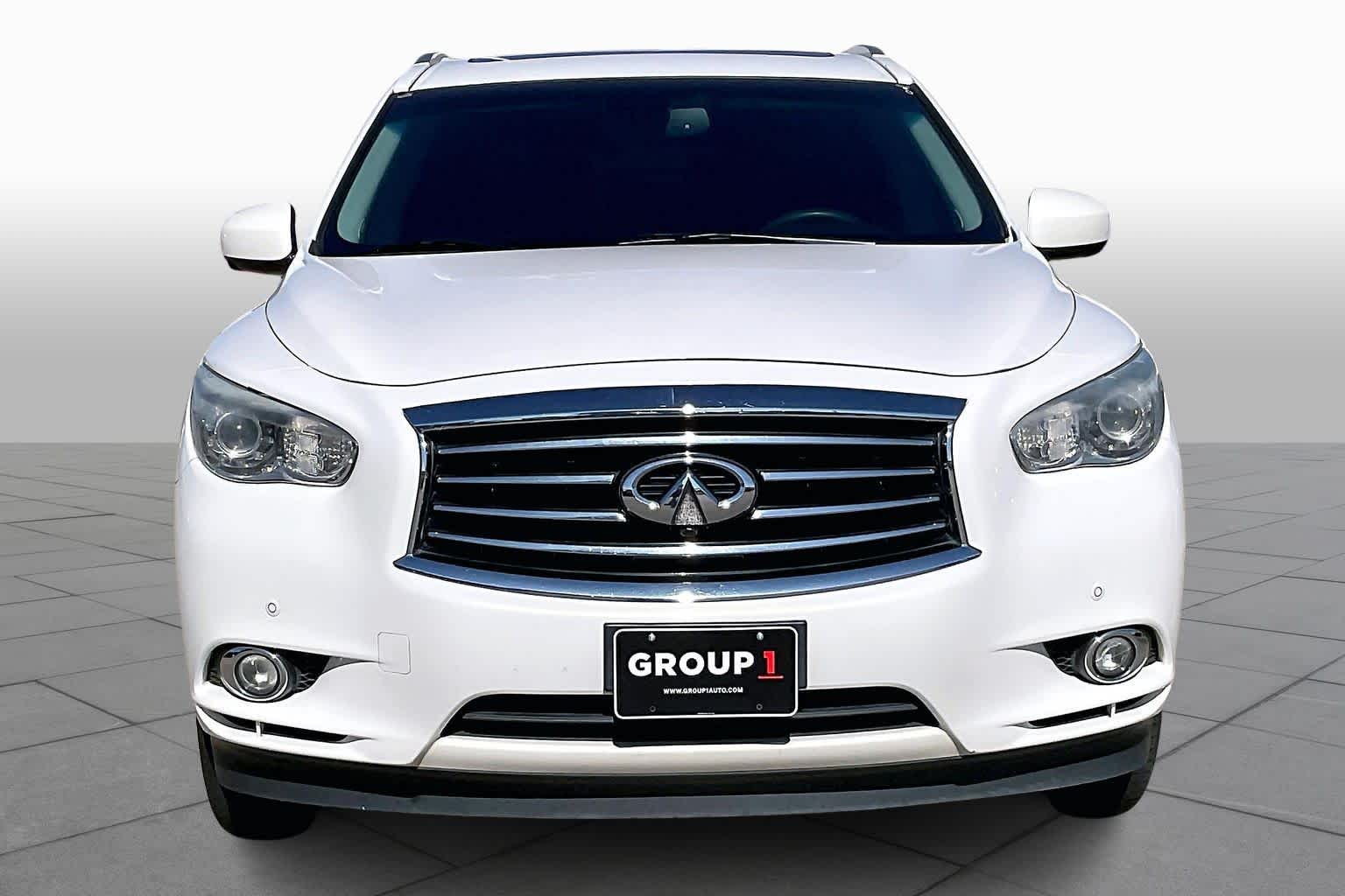 2013 INFINITI JX35  Moonlight White at Lexus Southwest Houston