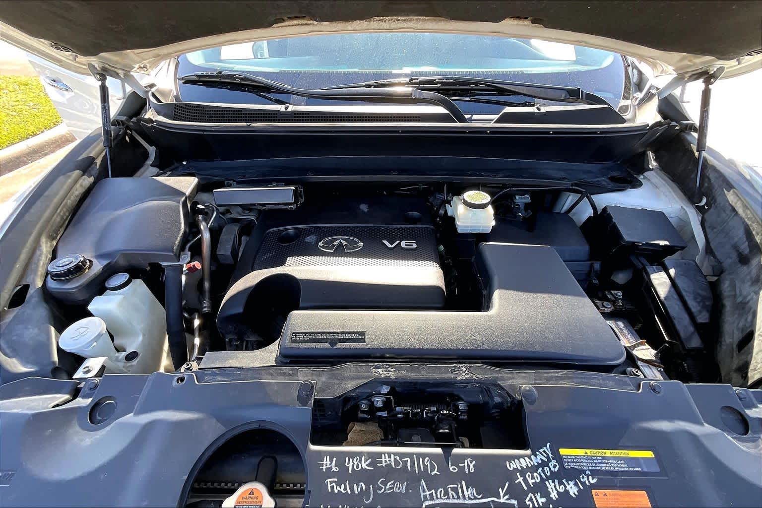 2013 INFINITI JX35  Moonlight White at Lexus Southwest Houston