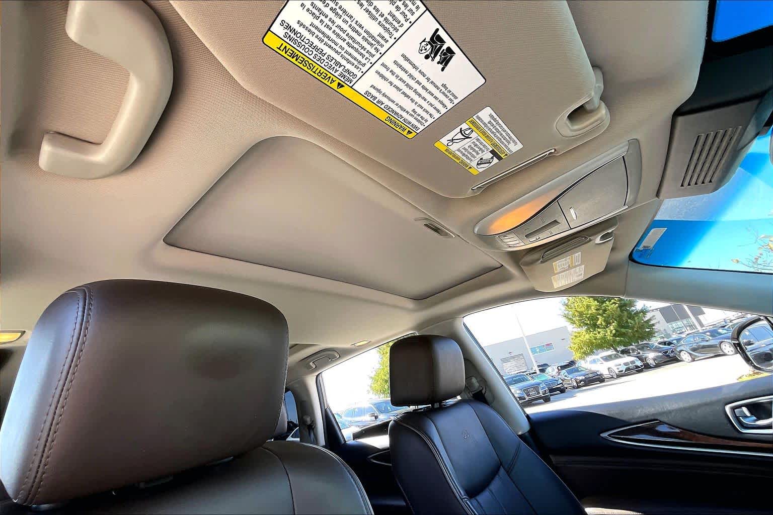 2013 INFINITI JX35  Moonlight White at Sterling McCall Nissan