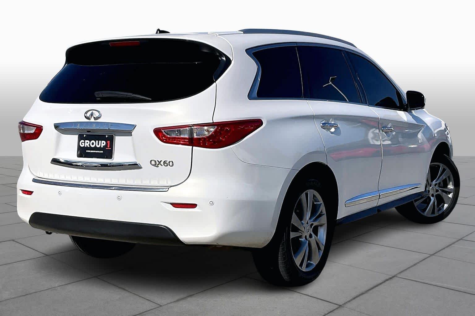 2013 INFINITI JX35  Moonlight White at Sterling McCall Nissan
