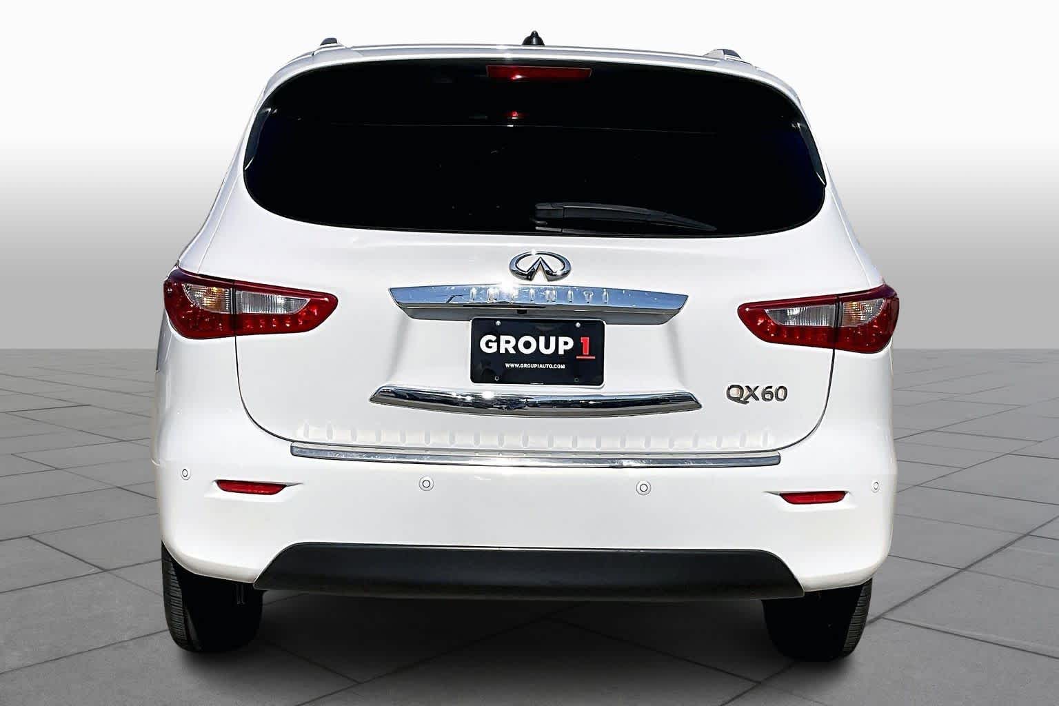 2013 INFINITI JX35  Moonlight White at Sterling McCall Nissan