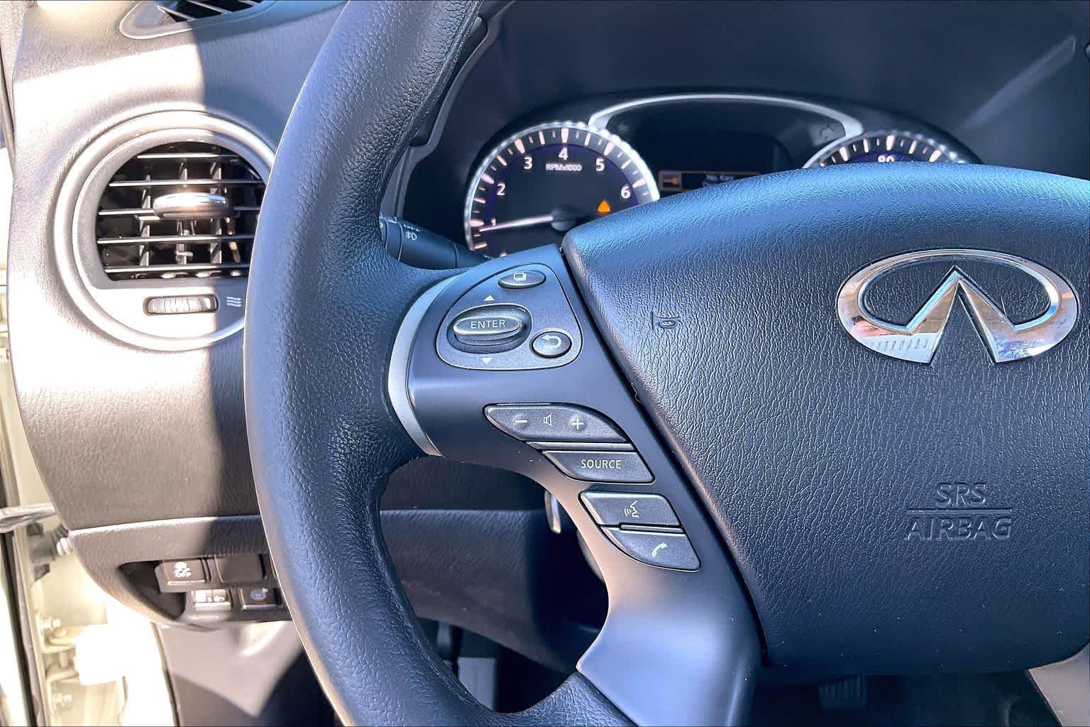 2013 INFINITI JX35  Moonlight White at Sterling McCall Nissan