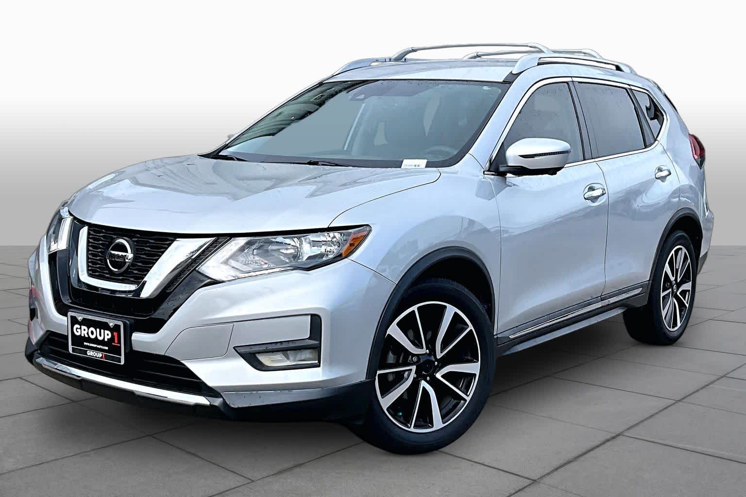 2020 Nissan Rogue SL Brilliant Silver Metallic at Tomball Chrysler Dodge Jeep Ram