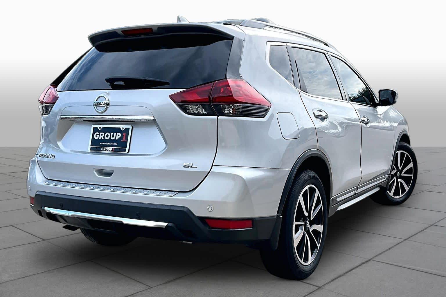 2020 Nissan Rogue SL Brilliant Silver Metallic at Tomball Chrysler Dodge Jeep Ram