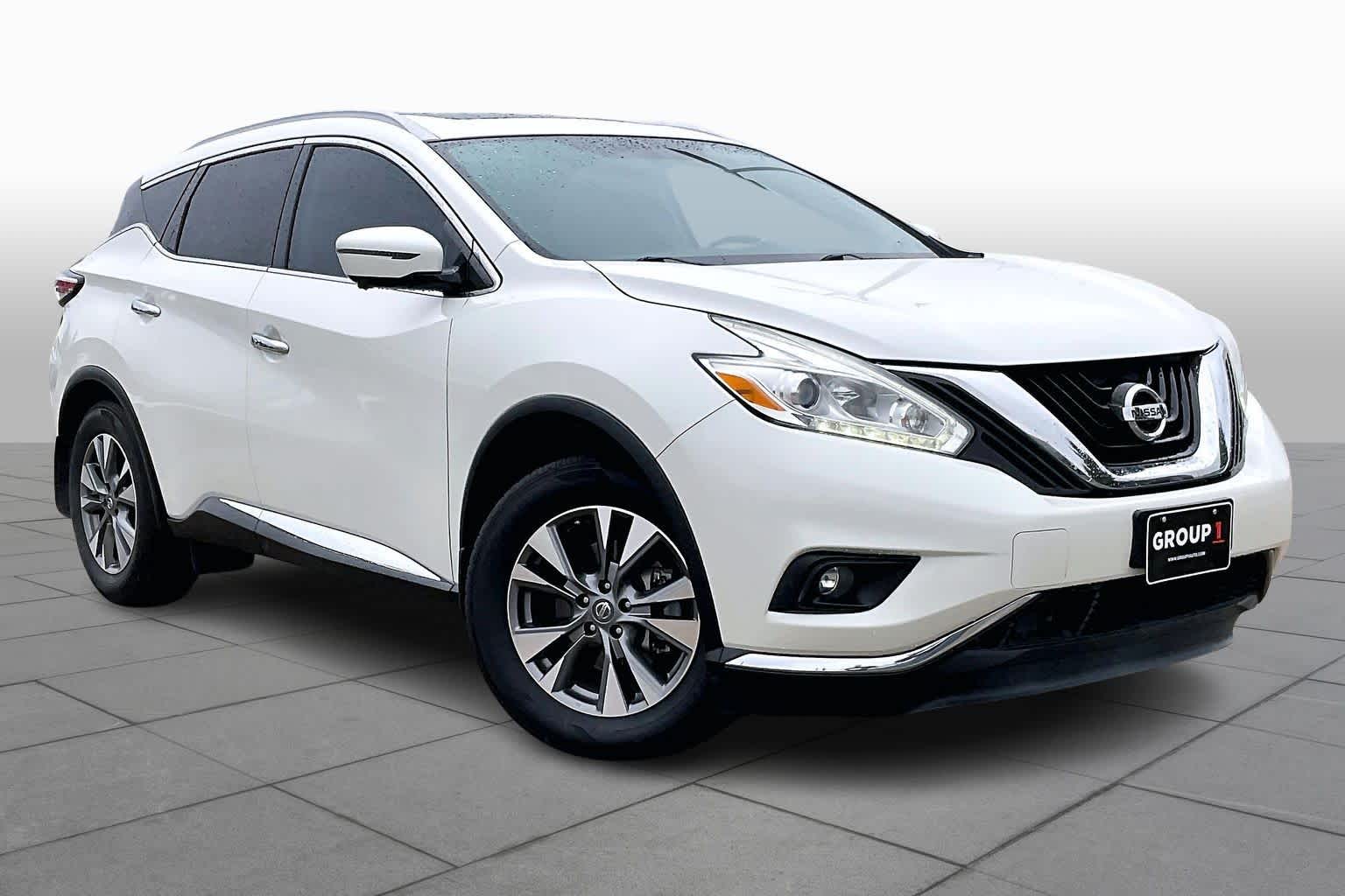2016 Nissan Murano SL Pearl White at AutoNation Toyota Gulf Fwy