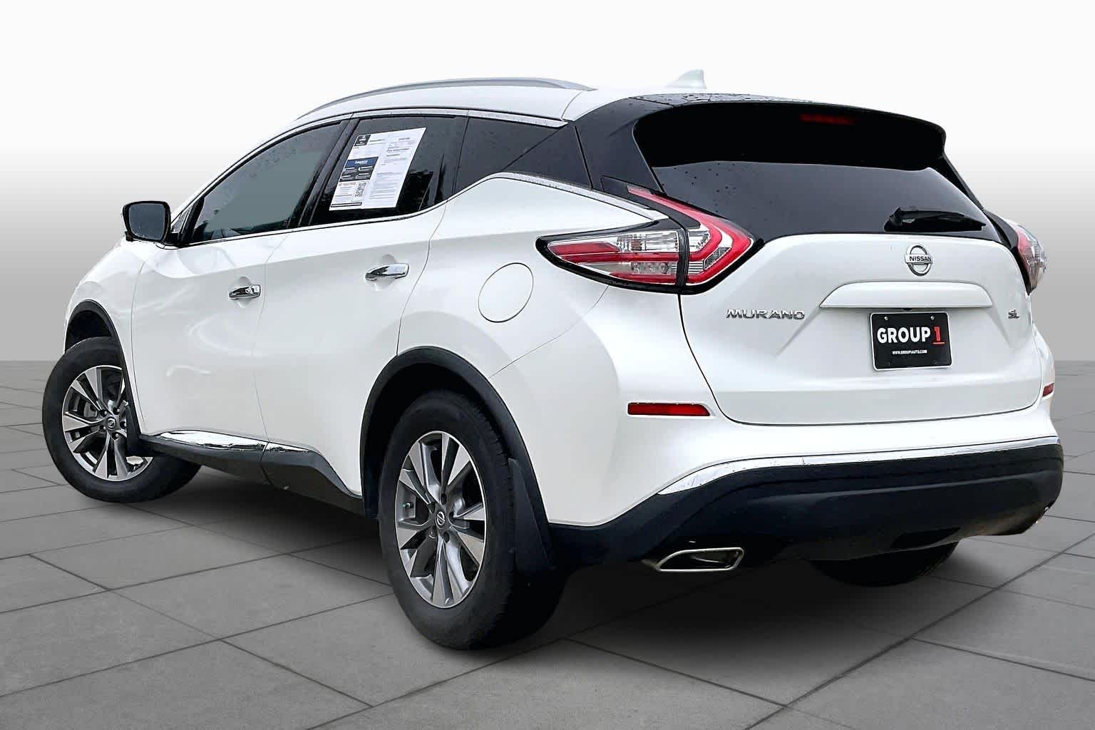 2016 Nissan Murano SL Pearl White at AutoNation Toyota Gulf Fwy