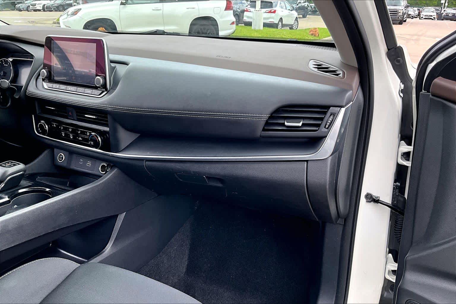 2023 Nissan Rogue S Glacier White at Lone Star Chevrolet