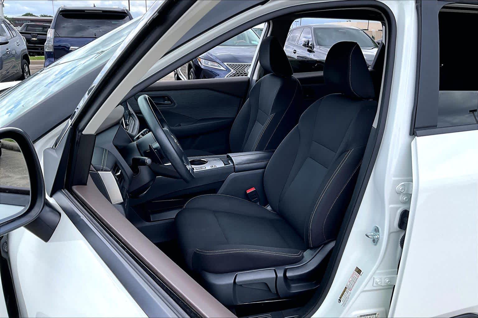 2023 Nissan Rogue S Glacier White at Lone Star Chevrolet