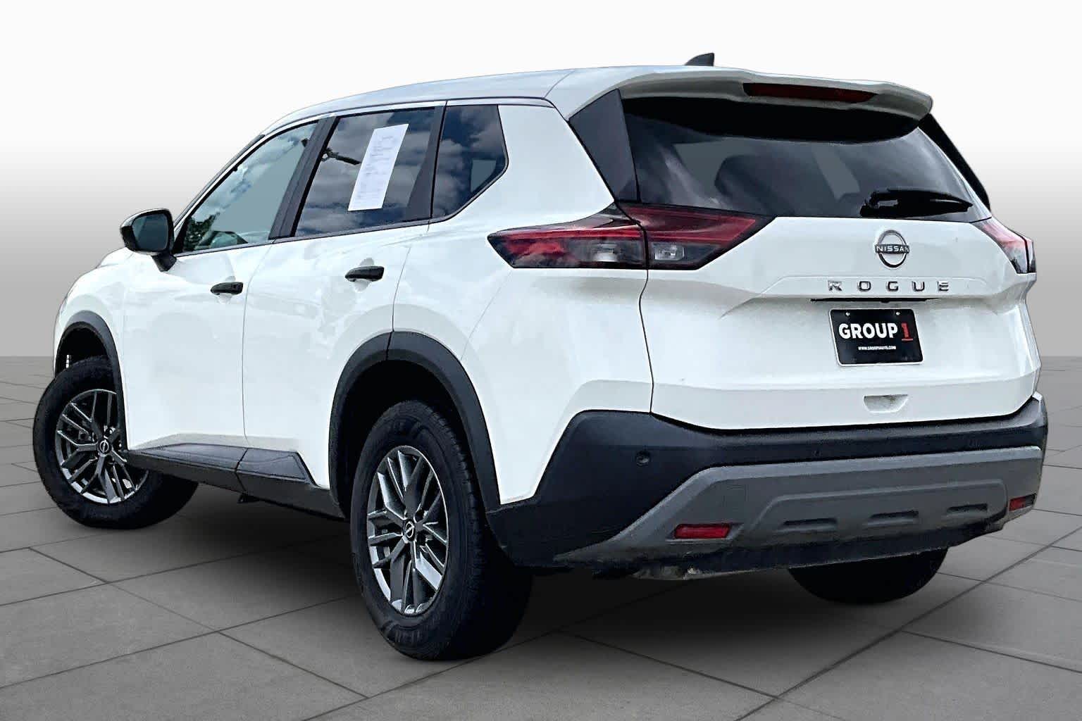 2023 Nissan Rogue S Glacier White at Lone Star Chevrolet