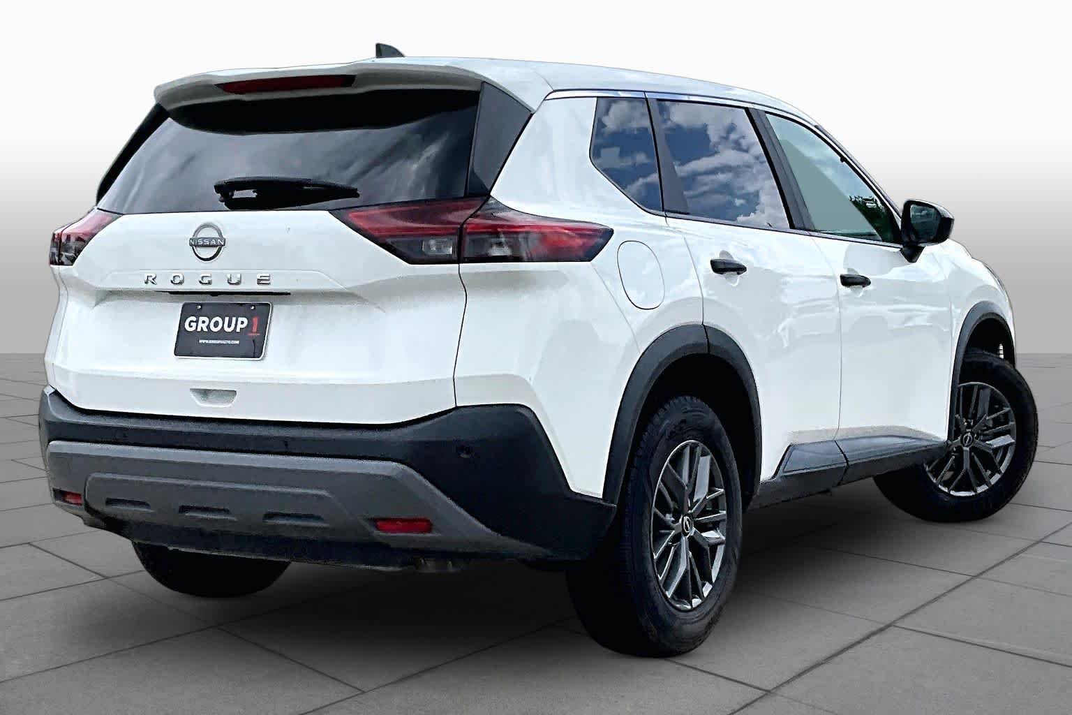 2023 Nissan Rogue S Glacier White at Lone Star Chevrolet