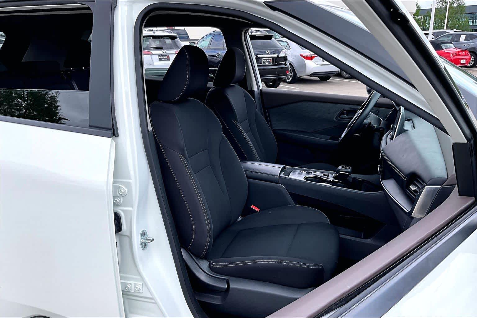 2023 Nissan Rogue S Glacier White at Lone Star Chevrolet