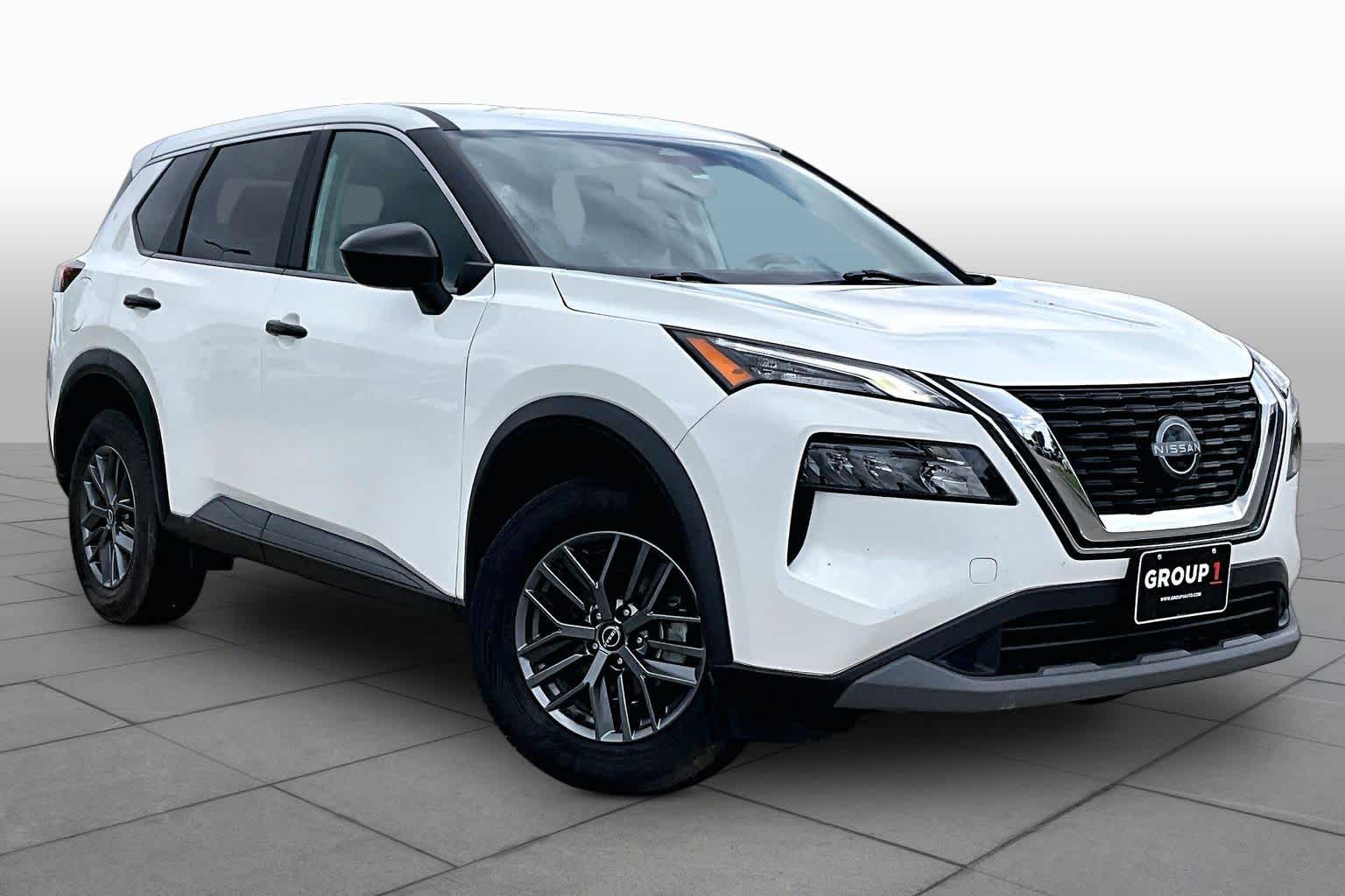 2023 Nissan Rogue S Glacier White at Lone Star Chevrolet
