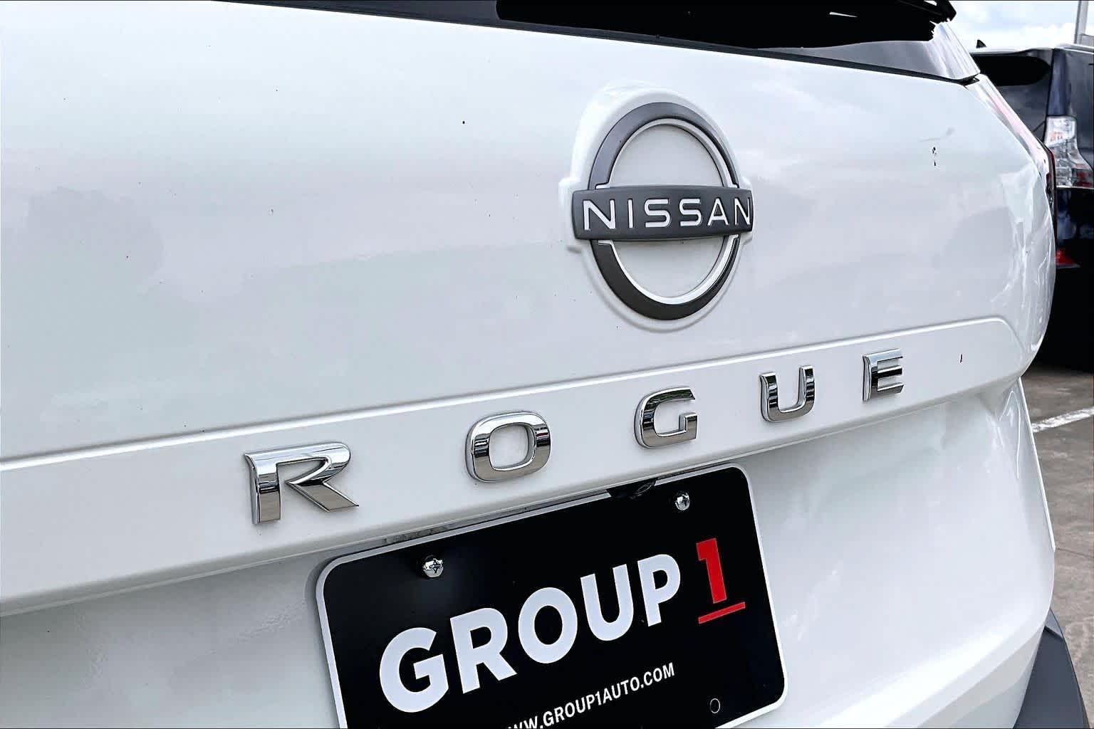 2023 Nissan Rogue S Glacier White at Lone Star Chevrolet