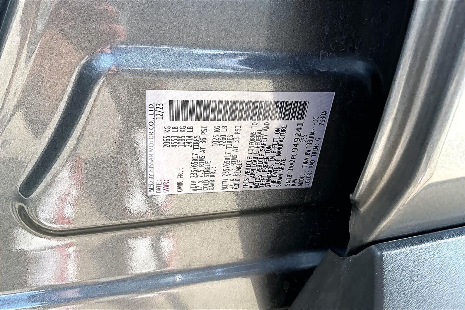 2023 Nissan Rogue S Gun Metallic at Team Toyota