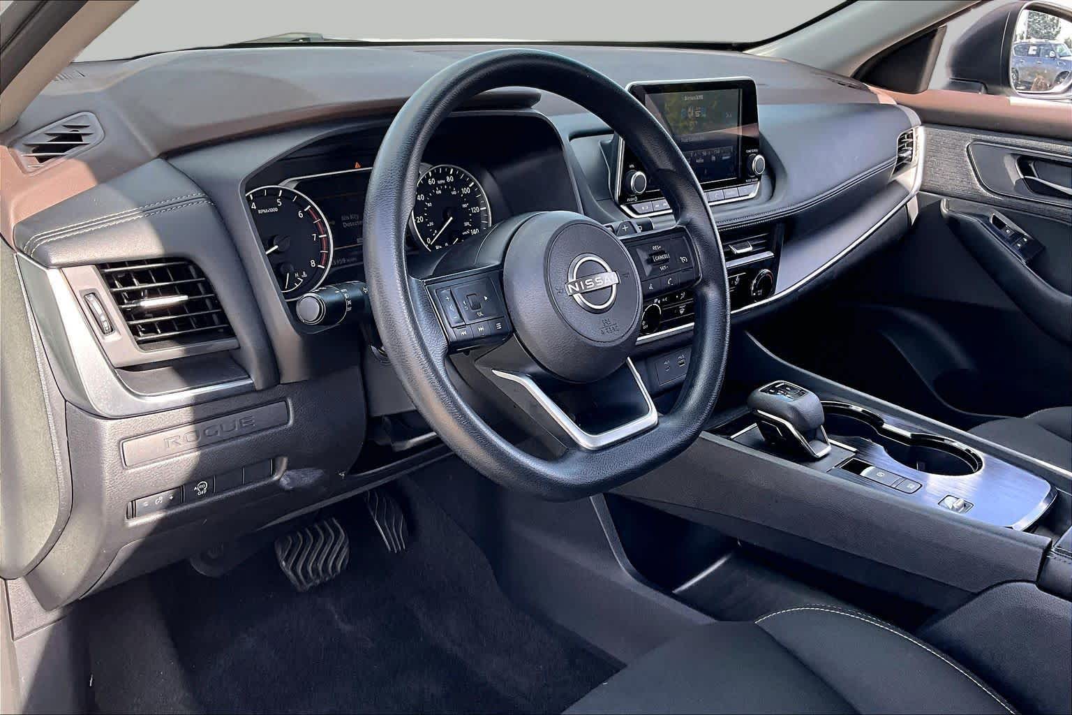 2023 Nissan Rogue S Glacier White at Davis Chevrolet