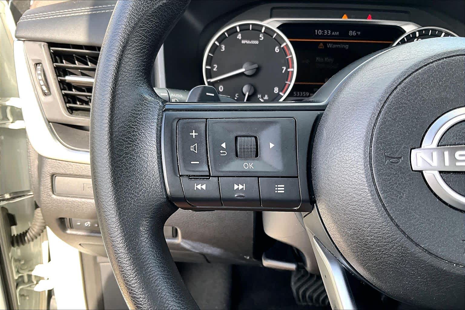 2023 Nissan Rogue S Glacier White at Davis Chevrolet