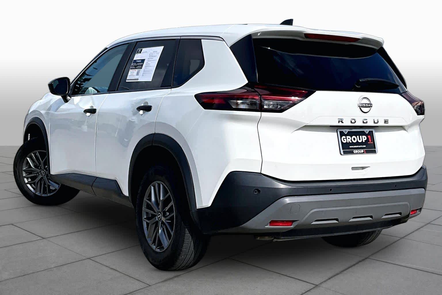 2023 Nissan Rogue S Glacier White at Davis Chevrolet