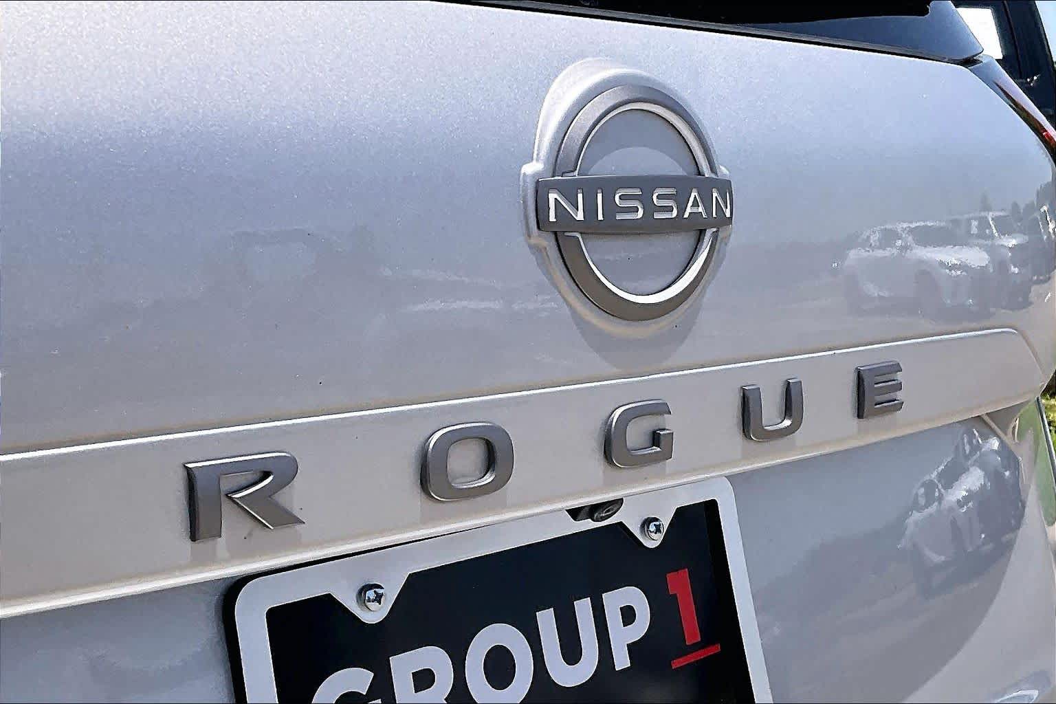 2025 Nissan Rogue SV Brilliant Silver Metallic at Sterling McCall Nissan