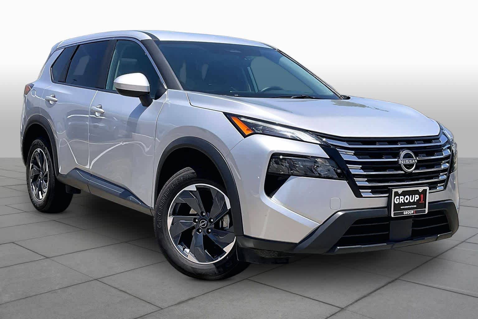 2025 Nissan Rogue SV Brilliant Silver Metallic at Sterling McCall Nissan