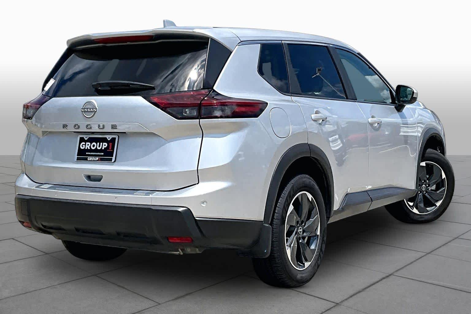 2025 Nissan Rogue SV Brilliant Silver Metallic at Sterling McCall Nissan