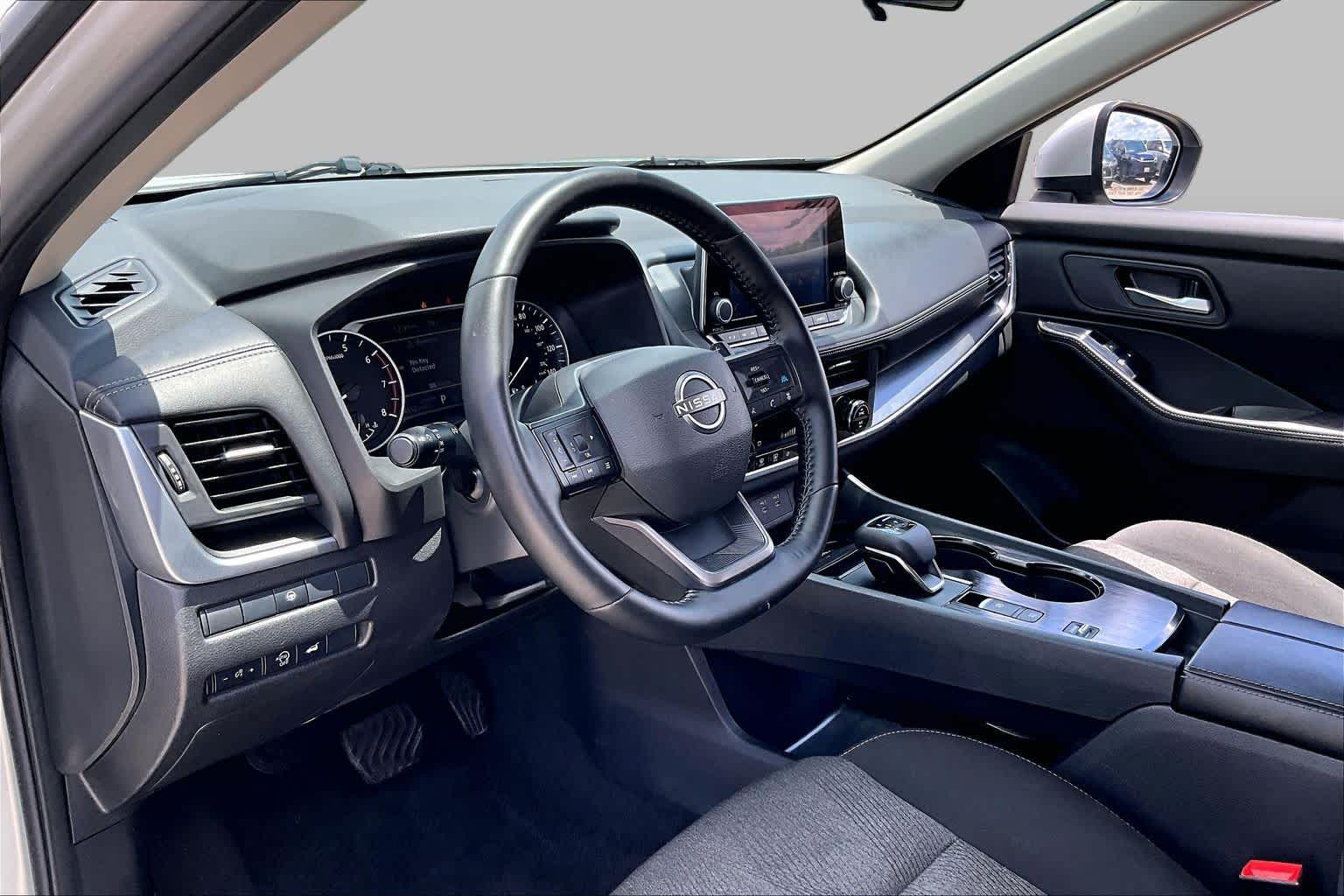 2025 Nissan Rogue SV Brilliant Silver Metallic at Sterling McCall Nissan