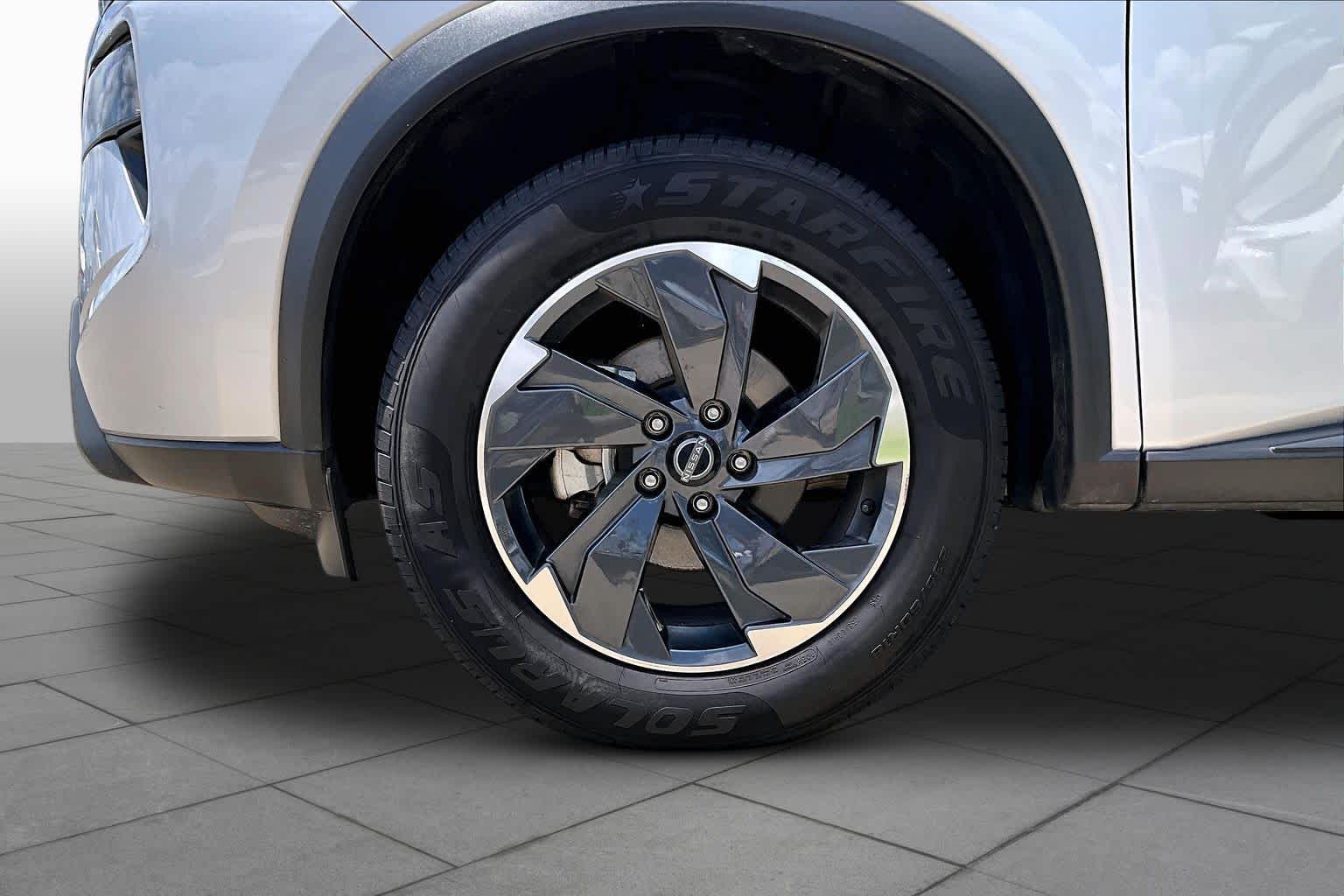2025 Nissan Rogue SV Brilliant Silver Metallic at Sterling McCall Nissan
