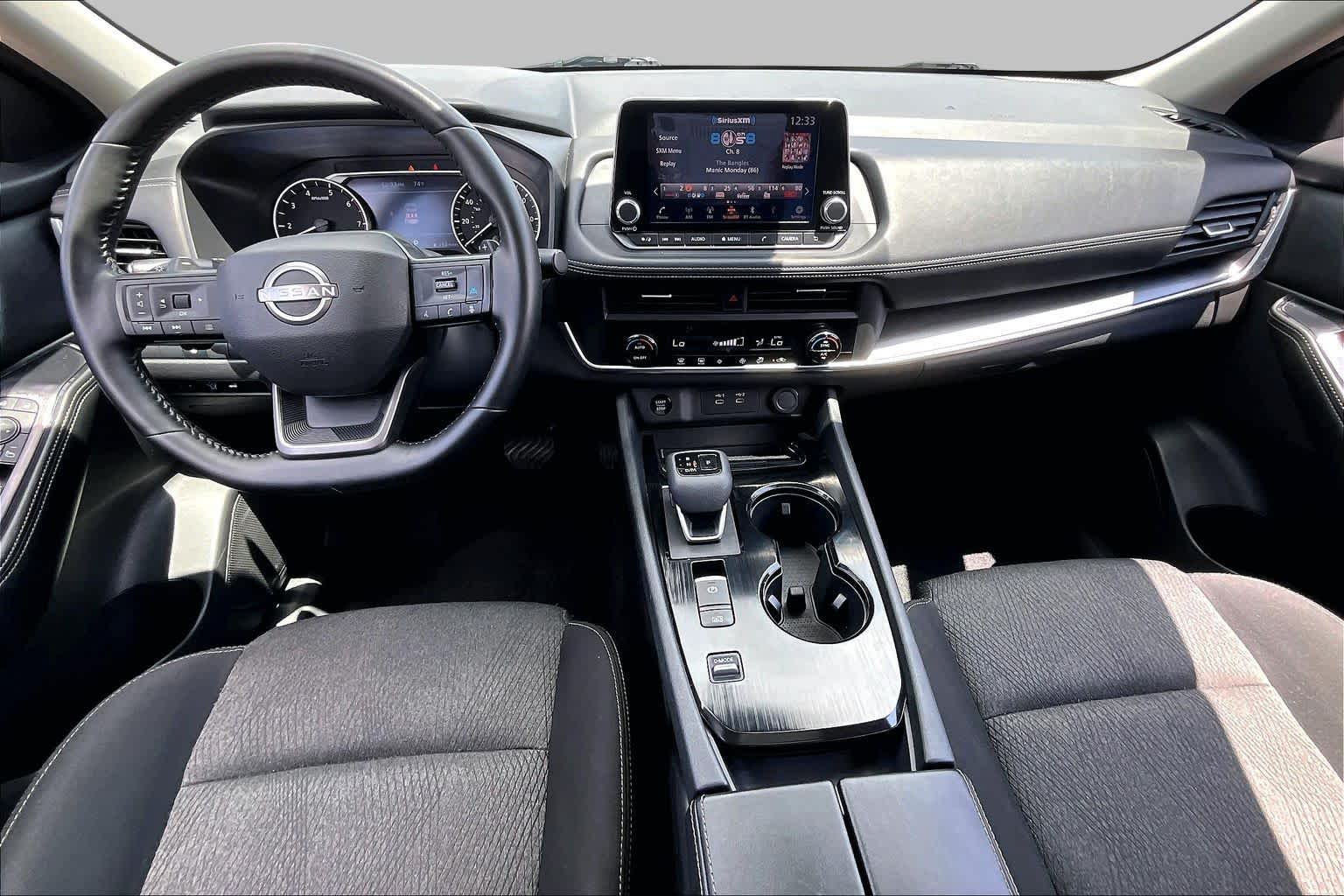 2025 Nissan Rogue SV Brilliant Silver Metallic at Sterling McCall Nissan