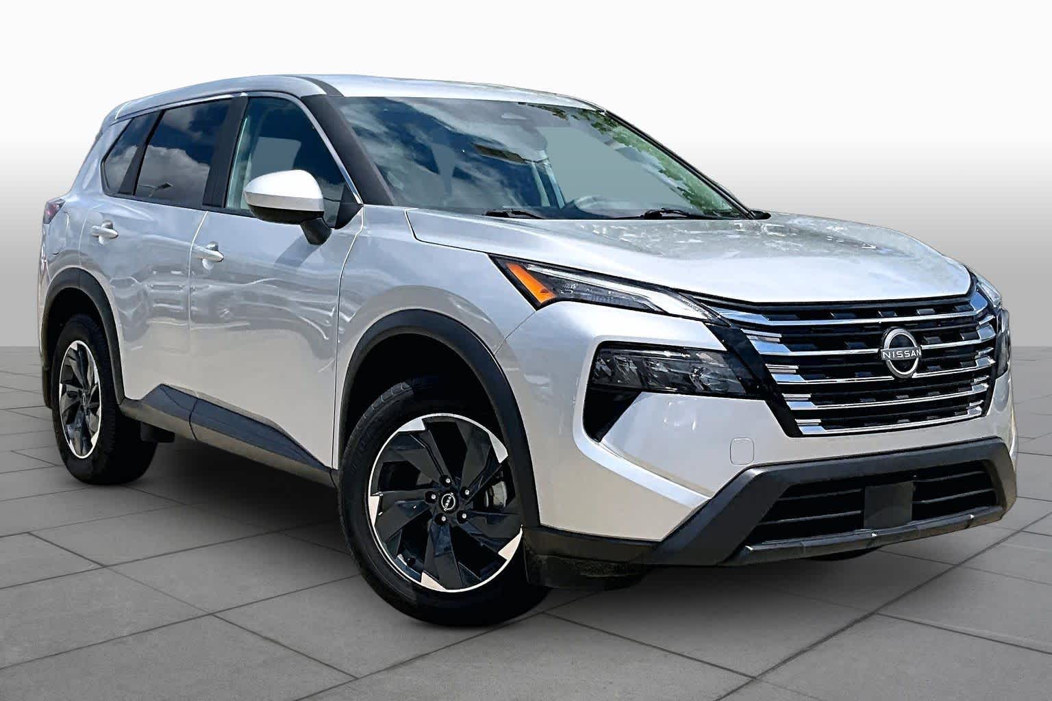2025 Nissan Rogue SV Brilliant Silver Metallic at Sterling McCall Nissan