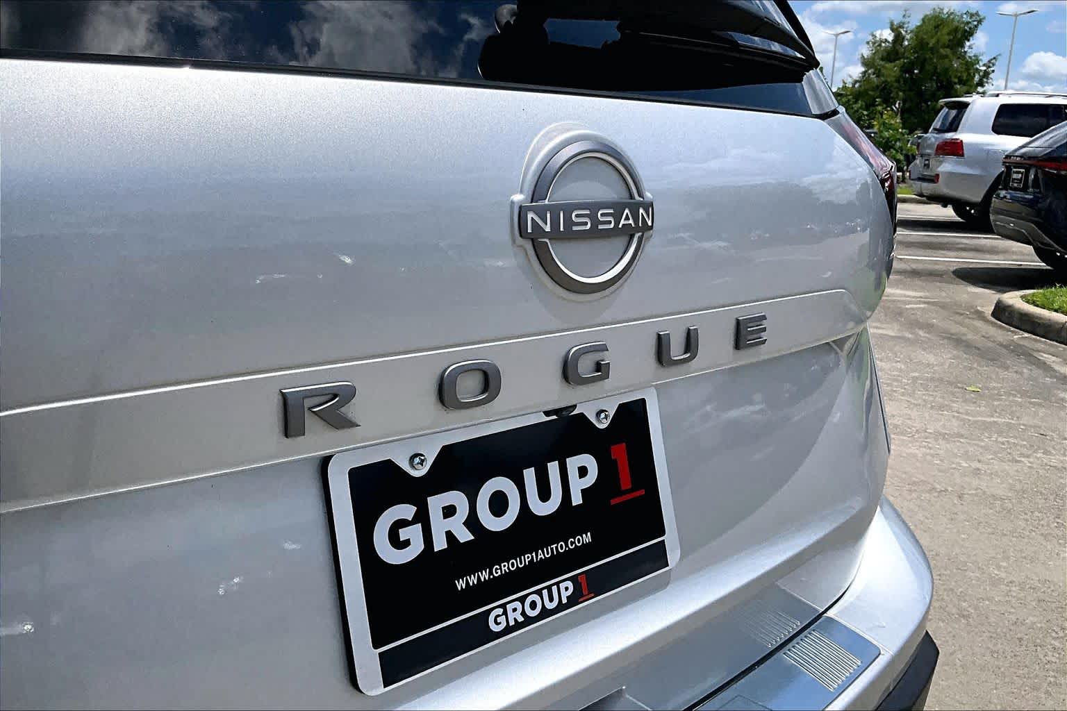 2025 Nissan Rogue SV Brilliant Silver Metallic at Sterling McCall Nissan