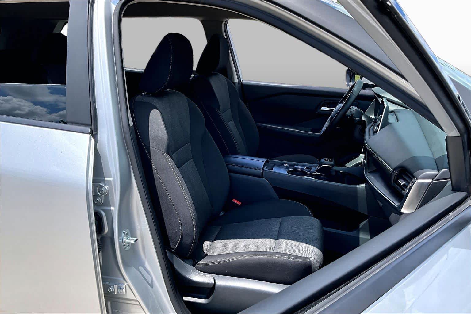2025 Nissan Rogue SV Brilliant Silver Metallic at Sterling McCall Nissan