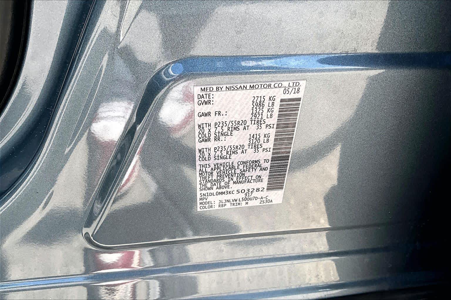 2019 INFINITI QX60 LUXE Hagane Blue at AutoNation Chrysler Jeep Dodge Ram Spring