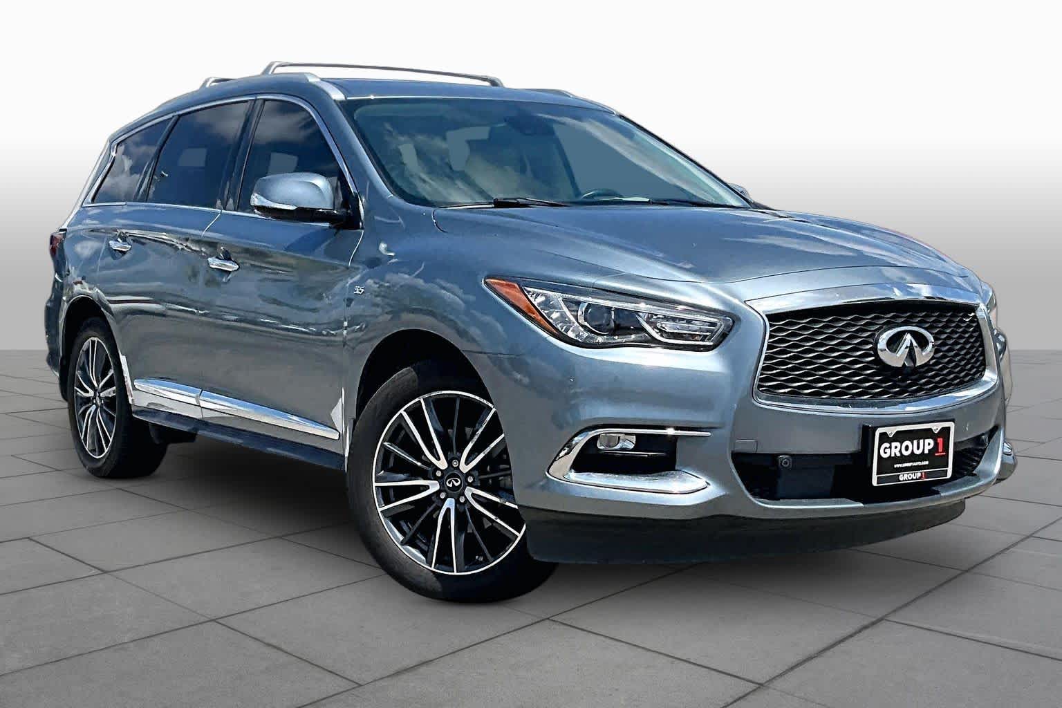 2019 INFINITI QX60 LUXE Hagane Blue at AutoNation Chrysler Jeep Dodge Ram Spring