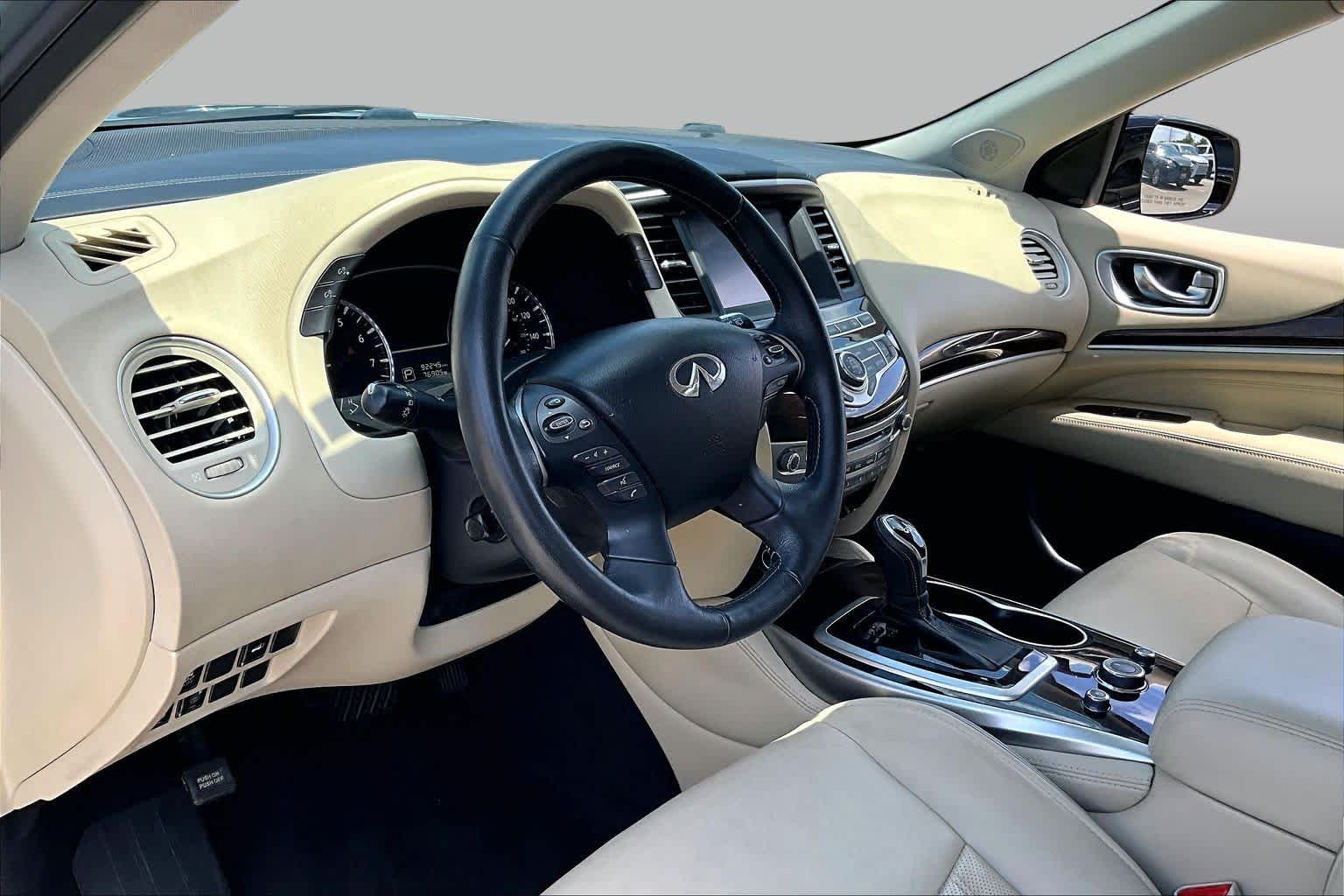2019 INFINITI QX60 LUXE Hagane Blue at AutoNation Chrysler Jeep Dodge Ram Spring