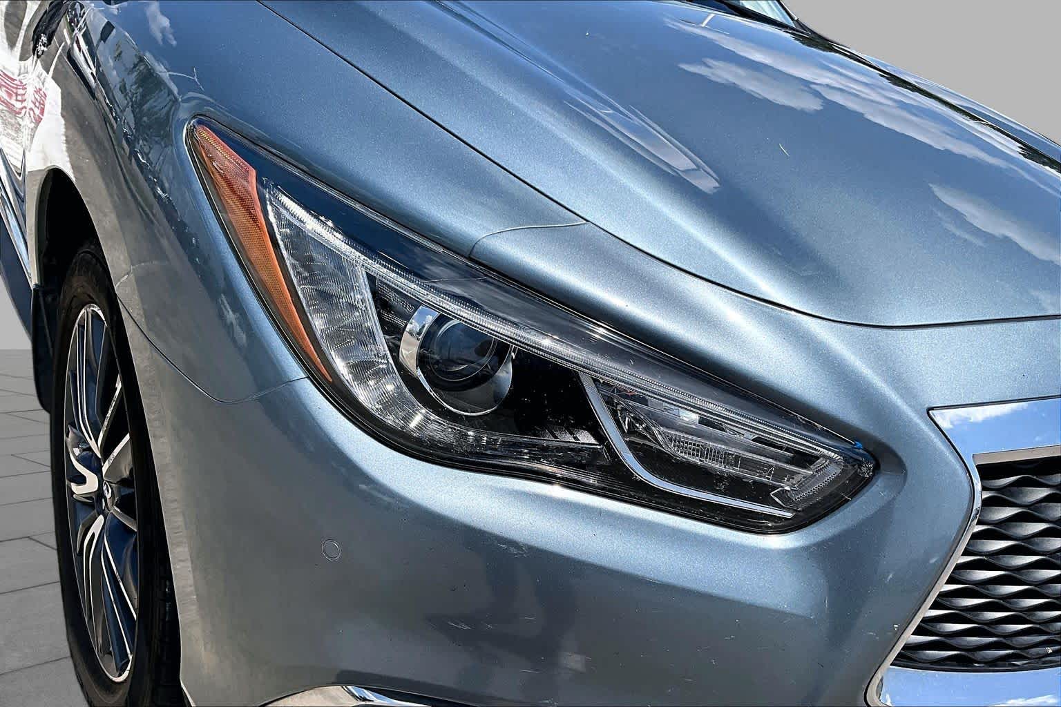 2019 INFINITI QX60 LUXE Hagane Blue at AutoNation Chrysler Jeep Dodge Ram Spring