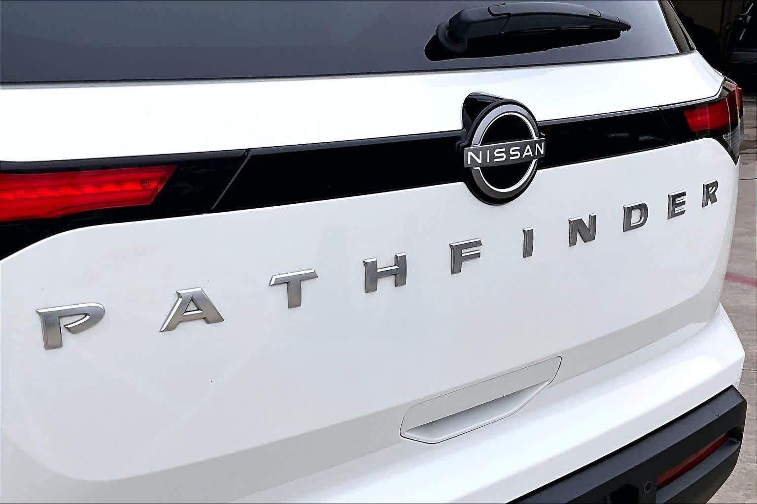 2025 Nissan Pathfinder SV Glacier White at Sterling McCall Nissan