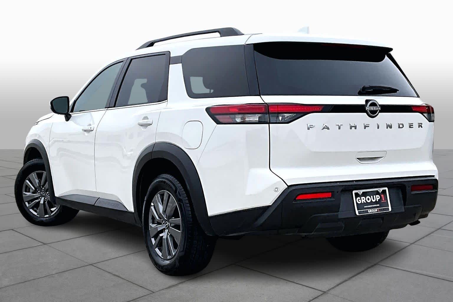 2025 Nissan Pathfinder SV Glacier White at Sterling McCall Nissan