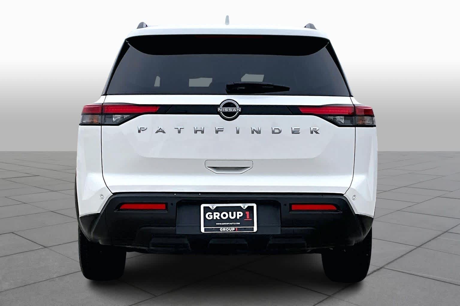 2025 Nissan Pathfinder SV Glacier White at Sterling McCall Nissan