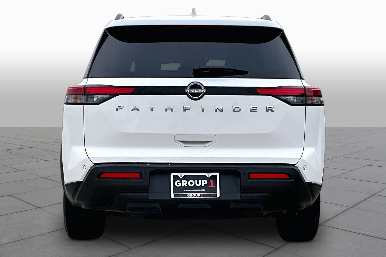 2025 Nissan Pathfinder SV Glacier White at Sterling McCall Nissan
