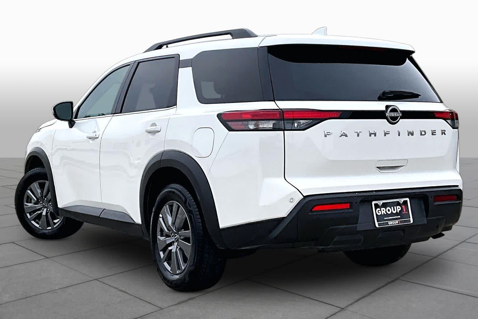 2025 Nissan Pathfinder SV Glacier White at Sterling McCall Nissan