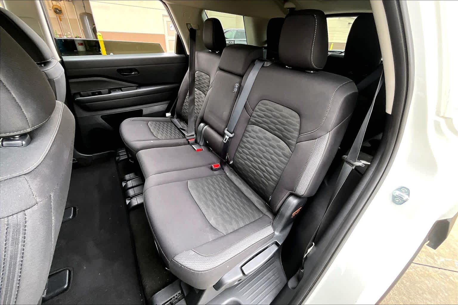 2025 Nissan Pathfinder SV Glacier White at Sterling McCall Nissan