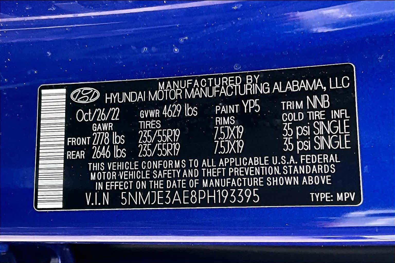2023 Hyundai Tucson Limited Intense Blue at Tomball Ford
