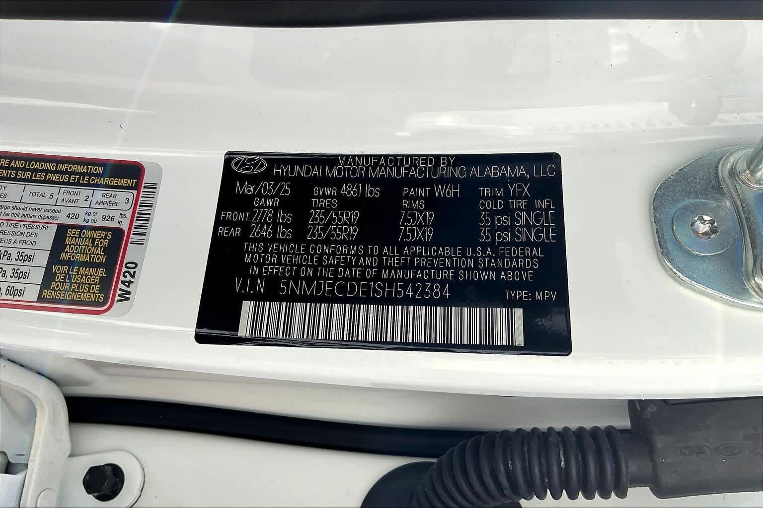 2025 Hyundai Tucson Limited Serenity White Pearl at Turner Chevrolet