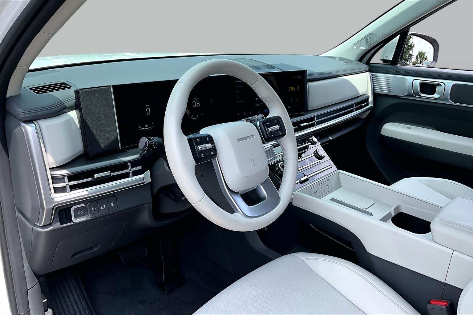 2025 Hyundai Santa Fe SE Serenity White at AutoNation Chrysler Jeep Dodge Ram Spring