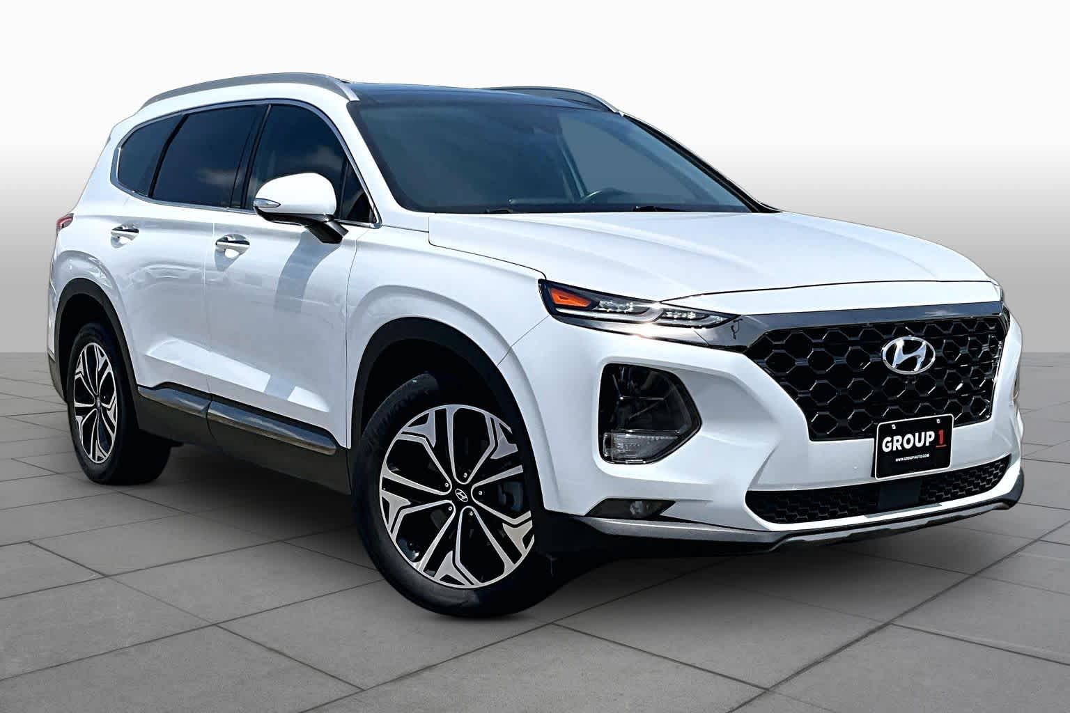 2020 Hyundai Santa Fe Limited Quartz White at HGreg Houston
