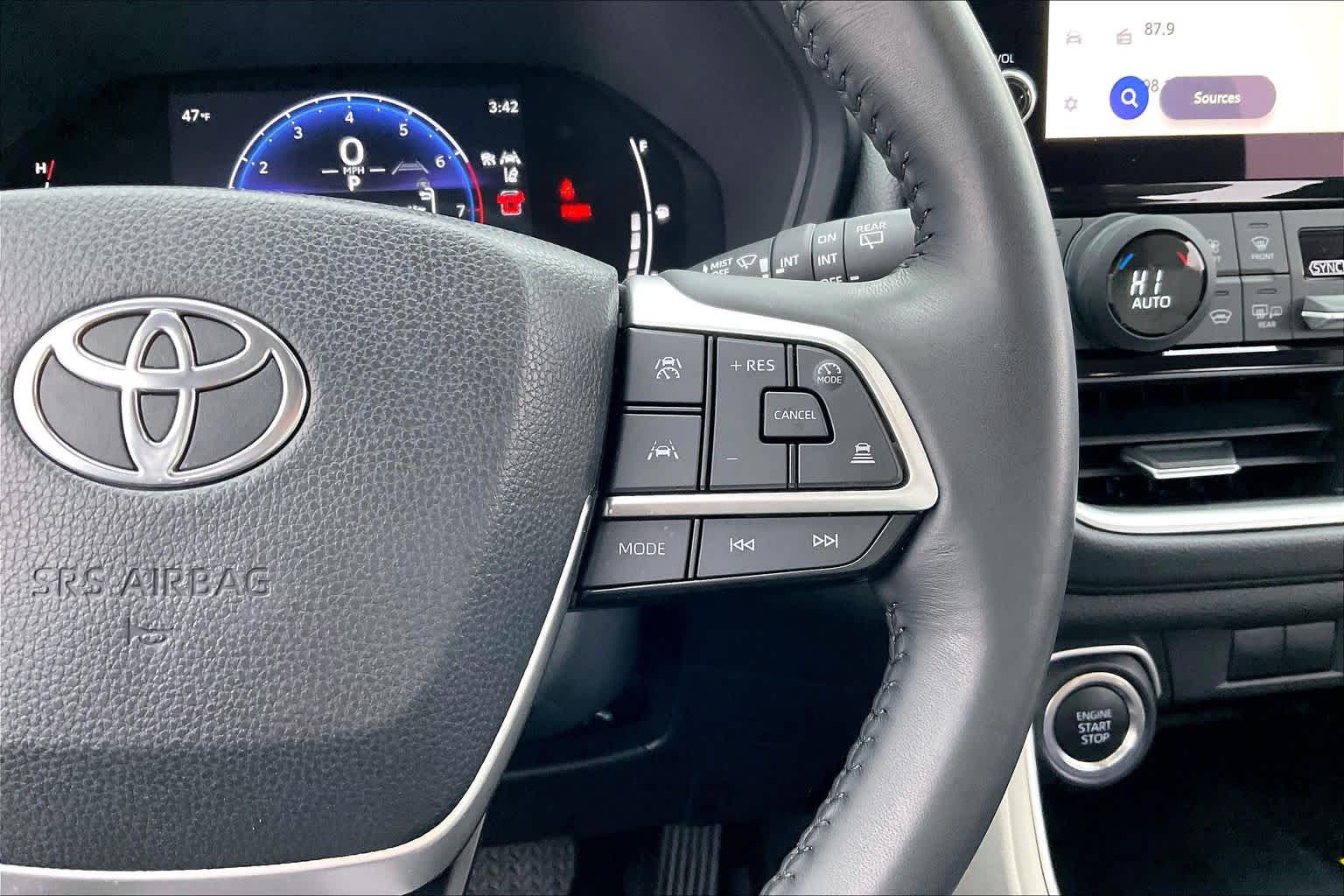 2024 Toyota Grand Highlander XLE Midnight Black Metallic at AutoNation Toyota Gulf Fwy