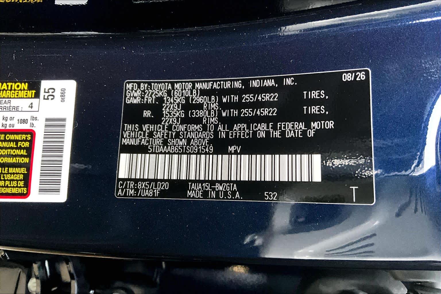 2026 Lexus TX 350 Luxury  Nightfall Mica at Lexus of Clear Lake