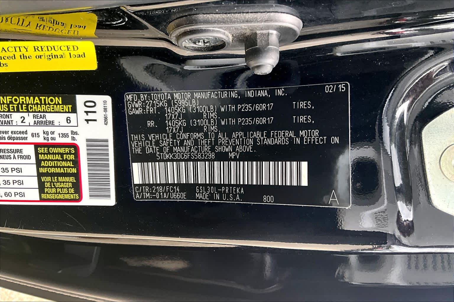 2015 Toyota Sienna LE Attitude Black at Auto Boutique Texas