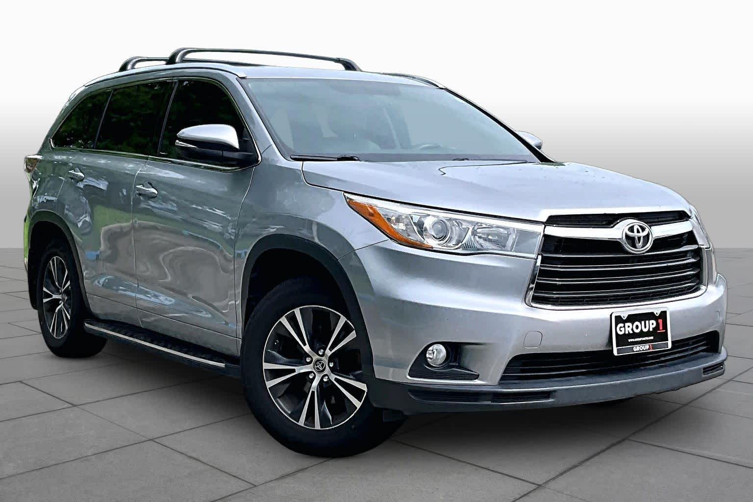 2016 Toyota Highlander XLE Silver Sky Metallic at AutoNation USA Katy