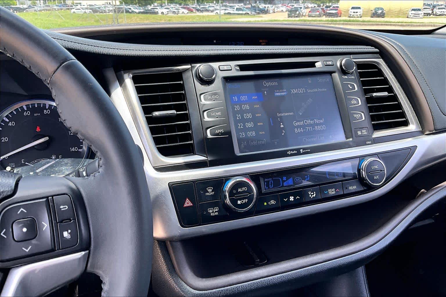 2015 Toyota Highlander XLE Silver Sky Metallic at Mac Haik Ford