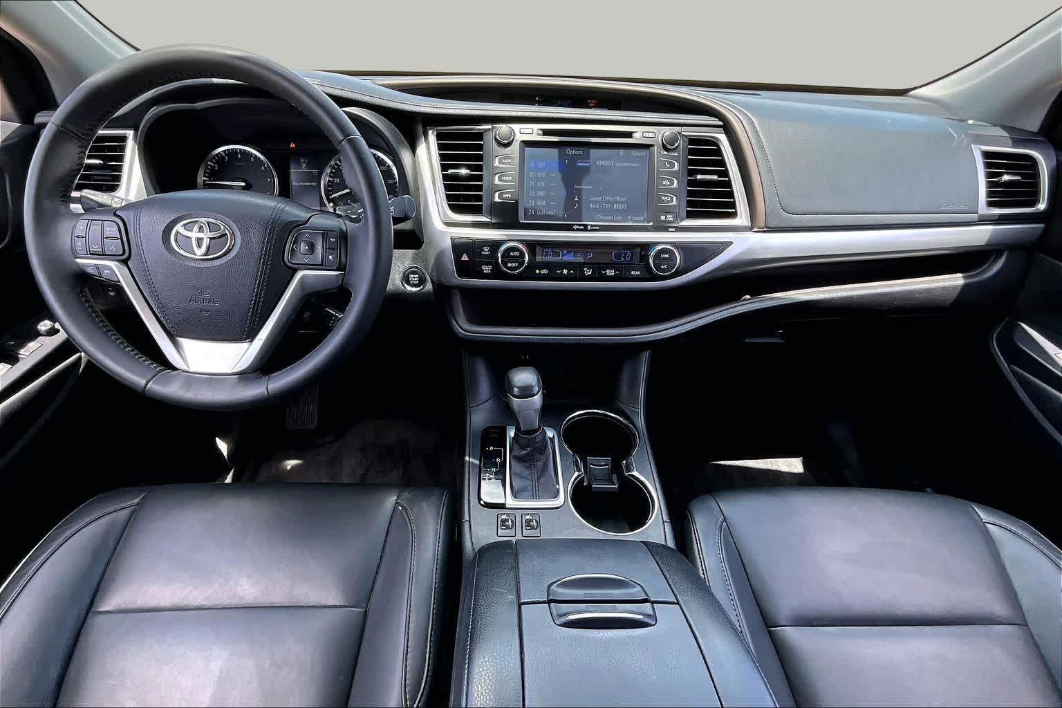 2015 Toyota Highlander XLE Silver Sky Metallic at Mac Haik Ford